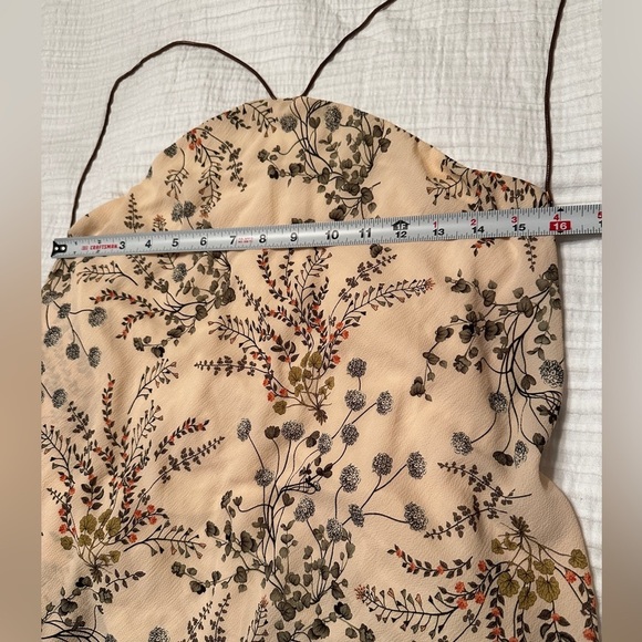 Bailey/44 Botanical Floral Crepe Halter Top - Size M - Picture 11 of 12